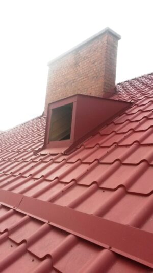 Zachytávač snehu plechový – pozink farebný