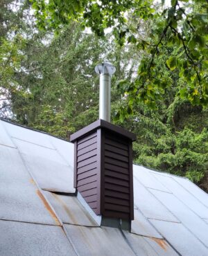 Kazetové oplechovanie komína HOK