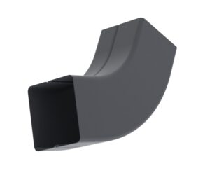 KROP hranaté koleno oceľ antracit RAL 7016