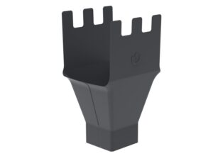 KROP kotlík hranatý oceľový antracit RAL 7016