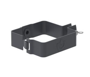 KROP objímka hranatého zvodu oceľ antracit RAL 7016