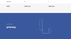 KROP hák hranatý krokva