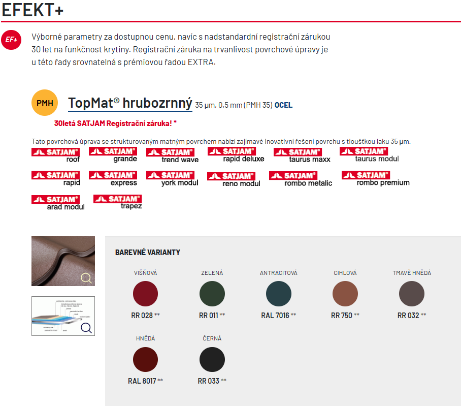 Satjam TopMat hrubozrnný